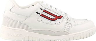 Bally Kuba-T Leather Low-Top Sneakers, Brand Size 7 ( US Size 8 )