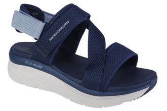 Skechers Womens DLUX Walker Kind Mind Sandal, Navy, 8 UK