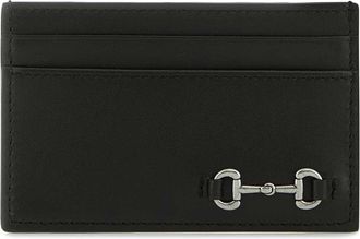 Gucci Black Leather Card Holder