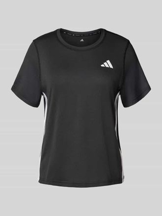 adidas Regular Fit T-Shirt mit Logo und Rundhalsausschnitt in Black, Größe XS