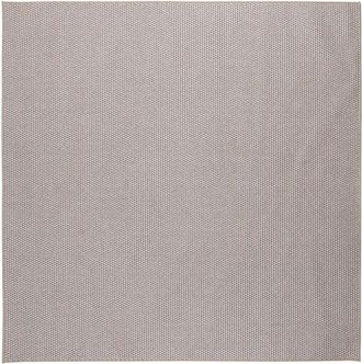 vidaXL Alfombra Interior Lugo Crema Y Taupe 120 X 120 Cm Poli&eacute;ster Vidaxl