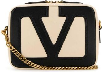 Valentino Garavani Ivory Nappa Leather Viva Superstar Crossbody Bag