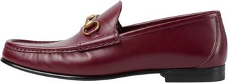 Gucci 1953 Horsebit Leather Loafer Rosso Ancora 307929-AADCW-6207