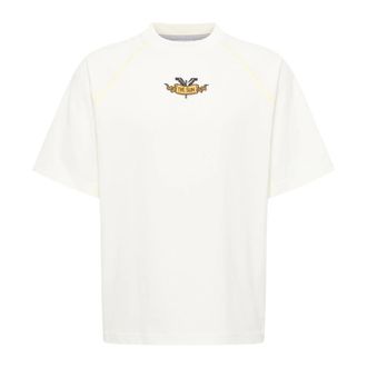 Carlo Colucci Heren, Tops, Wit, Maat: XL Leer