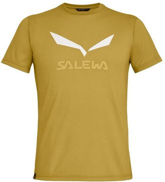 Salewa Solidlogo Dry T-Shirt Funktionsshirt f&uuml;r Herren | beige