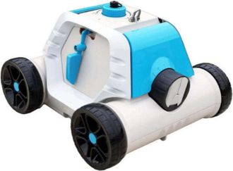 Bestway Robot El&eacute;ctrico Para Limpieza De Piscinas Thetys Hj1005 - Fondo Plano - Con Bater&iacute;a - 6 X 3 M