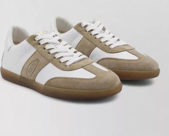 Tod's low top sneakers rubber sole suede