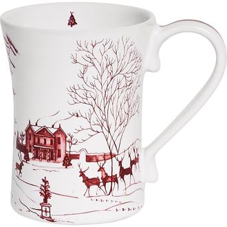 Juliska Country Estate Winter Frolic Mug in Ruby at Nordstrom
