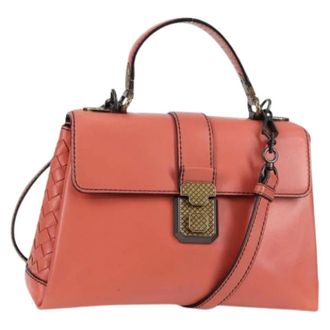 Bottega Veneta Pre-owned Handbags, female, Pink, Size: ONE SIZE Pre-owned Vintage Hand Bag