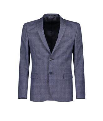 Ted Baker Mens Chelia Airforce Check Slim Suit Jacket in Blue - Size 38 (Chest)