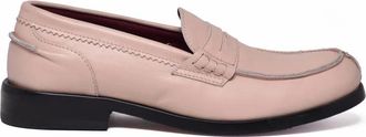 Seboy&acute;s Color Penny Strap Leather Loafers