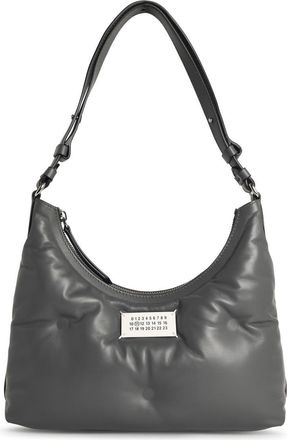 Maison Margiela Hobo Glam Slam kleiner Tasche in Kieselgrau Lear