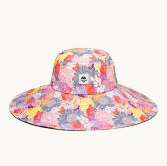 Turtle Fur Marysol Packable Sun Hat in Flower Goddess at Nordstrom