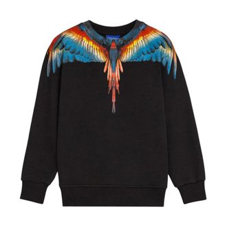 Marcelo Burlon County OF Milan Kids Sweatshirt BOY - male - Marcelo Burlon - Kids Sweatshirts - Black - 6 Y - Kids