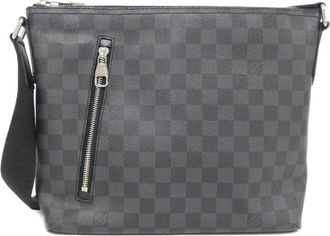 Louis Vuitton Graphite Coated Canvas Shoulder Bag (Pre-Owned)