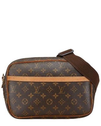 Louis Vuitton Brown Monogram Canvas Reporter Pm (Authentic Pre-Loved)