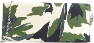 Dior Pre-owned Clutches, female, Multicolor, Size: ONE SIZE Pre-owned Canvas Clutch