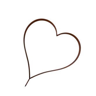 OEM Estaca De Jard&iacute;n Grande De Metal Oxidado Con Forma De Coraz&oacute;n