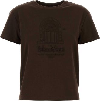 Max Mara Brown Cotton Bella T Shirt