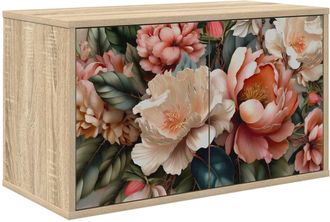 vidaXL Mueble De Tv Montado En La Pared Borne 69 X 33 X 40 Cm Vidaxl