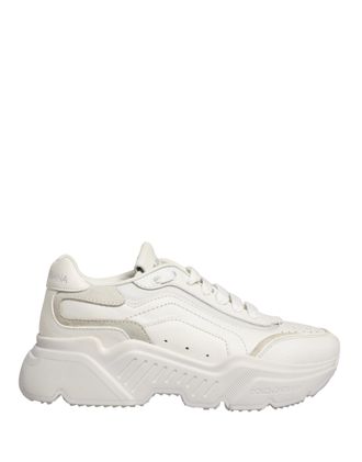 Dolce & Gabbana Chunky Low-Top Leather Sneaker - White