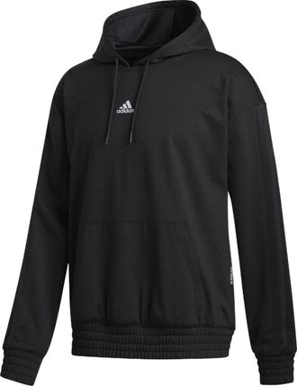 adidas Mens adidas LD WNTR HD Small Logo Basketball Hooded Sports Black GD6858