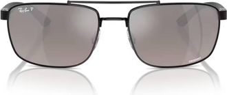 Ray-Ban CHROMANCE Polarized Grey Gradient Navigator Unisex Sunglasses RB3737CH 002/5J 60