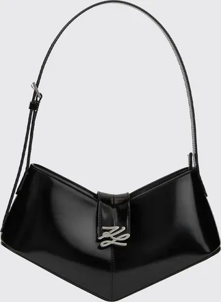 Karl Lagerfeld Mini borsa a spalla K/Studio Autograph in tessuto con monogramma