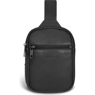 Champs Luggage Onyx Leather Holster Sling Bag in Black at Nordstrom Rack