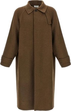 The Row Kenet jas met knoopsluiting - Bruin