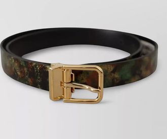 Dolce & Gabbana camouflage leather belt