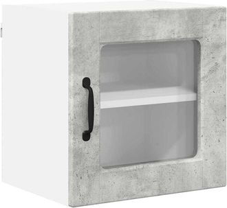 vidaXL Armario de cocina mural Gris Concreto 40 x 31 x 40 cm vidaXL