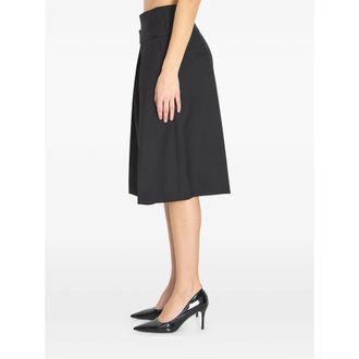 Chlo&eacute; Double-belt Pleated Shorts