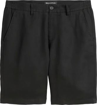 Marc O'Polo Shorts in lino - Nero
