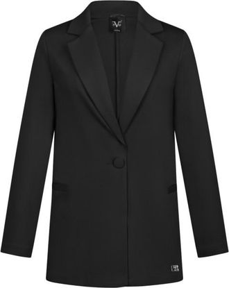 19V69 Womens Blazer Black ZOE viscose - Size X-Large