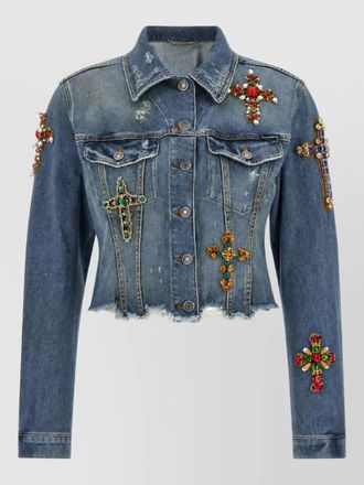 Dolce & Gabbana embellished denim jacket