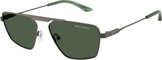 A|X Armani Exchange AX2059S 613371 Mens Sunglasses Grey Size 56
