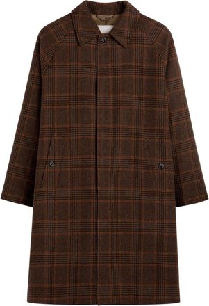 Mackintosh x The Woolmark Company coat - men - Wool/Cupro - 40 - Brown