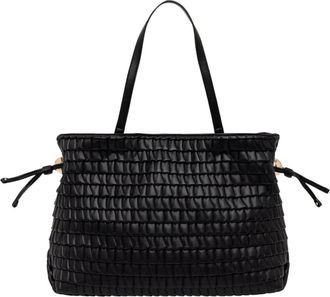 Liu Jo Riccy Tote Bag - Dames - Tassen - Zwart - Maat: ONE Size Leer