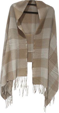 Generic Warm Winter Scarf for Womens Mens Woven Shawl Ladies Womens Lightweight Check Scarves Soft Wrap (W07)