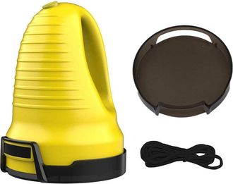 OEM Grattoir A Glace - Motorizado Rotativo - Usb Recargable - Para Parabrisas Automovil - Invierno Deshielo - Amarillo - 1 Unidad