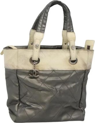 Chanel Pre-owned Canvas chanel-bags - Dames - Vintage Shopper - Grijs - ONE Size - Vintage
