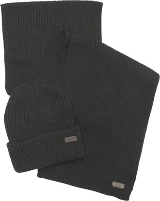 Barbour Ribotpatch Hoed - Heren - Hoeden - Zwart - ONE Size - Accessoires