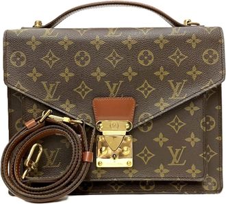 Louis Vuitton Monogram Brown Monogram Briefcase (Pre-Owned)