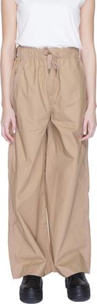 Blauer Cotton Trousers with Zip and Button Fastening