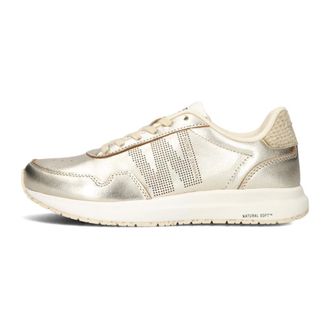 Woden Schoenen, Dames, Geel, 41 EU, Leer, Nora Sneakers