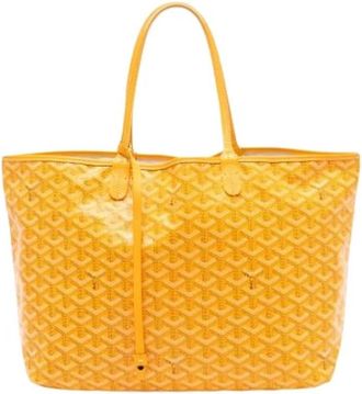 Goyard Pre-owned Saint Louis PM - Dames - Vintage Schoudertas - Geel - ONE Size - Leer - Vintage