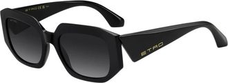 Etro Zonnebril - Dames - Zonnebrillen - Zwart - 55 MM - Accessoires