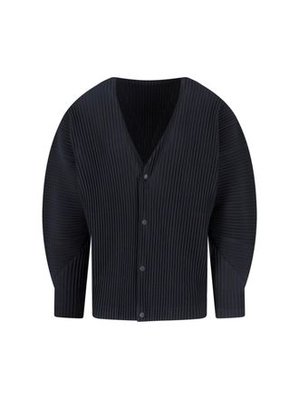 Homme Pliss&eacute; Issey Miyake Cardigan Plissettato