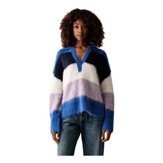 Pinko Pinko - V-hals trui - Dames - Truien - Veelkleurig - Maat: L Wol